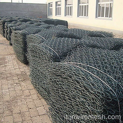 Mesh gabion rivestito in PVC